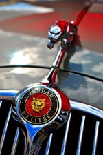 Jaguar Car Leaping Cat Leaper Bonnet Hood Ornament Badge Photograph Print