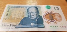 £5 Note AK42 519376