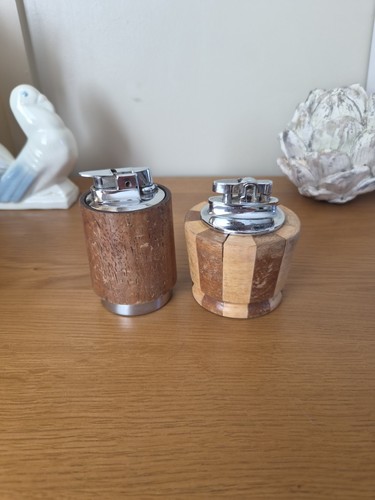 Vintage wooden lighters zippo - wooden,