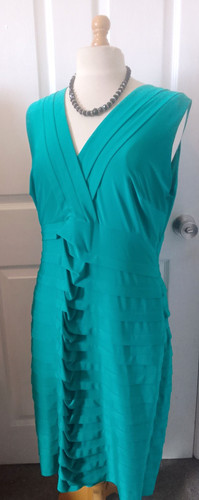 Alexon womens green sheath - womens,