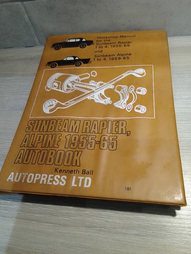 Sunbeam rapier alpine 1955 - rapier,, 1955-65