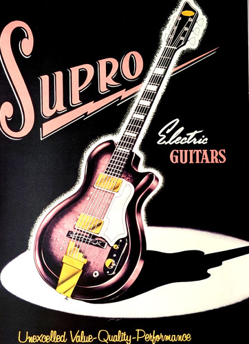 1950 supro electric - supro, guitars