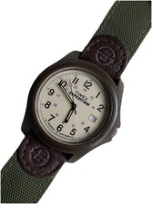 TIMEX EXPEDITION WATCH Timex WR50M Indiglo Army Green Khaki WORKING