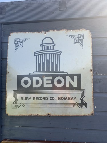 Vintage enamel sign - vintage,