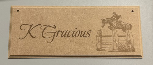Personalised stable door - stable,