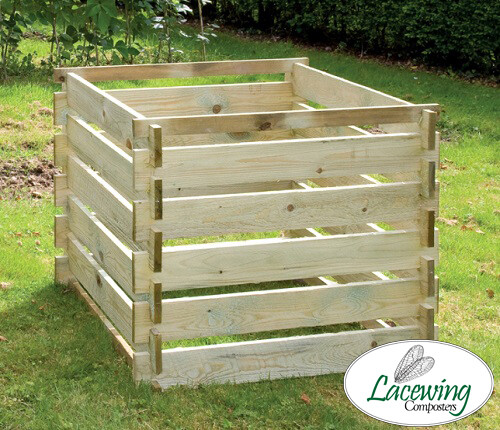 Wooden compost bin composter - compost,