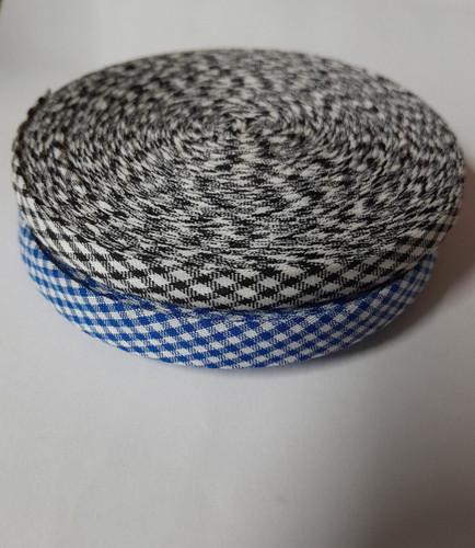 12mm wide gingham - 12mm, binding