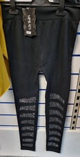 Ladies Glitter Leggings Size
