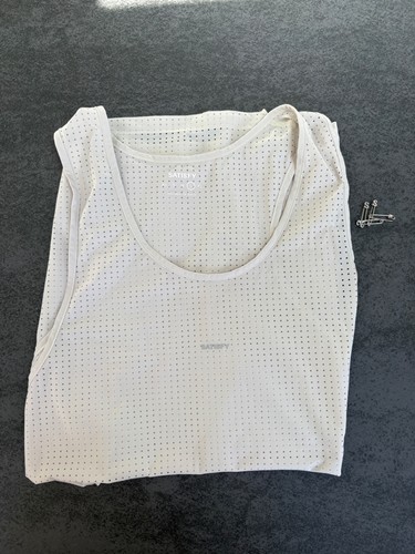 Satisy running singlet cream - running,