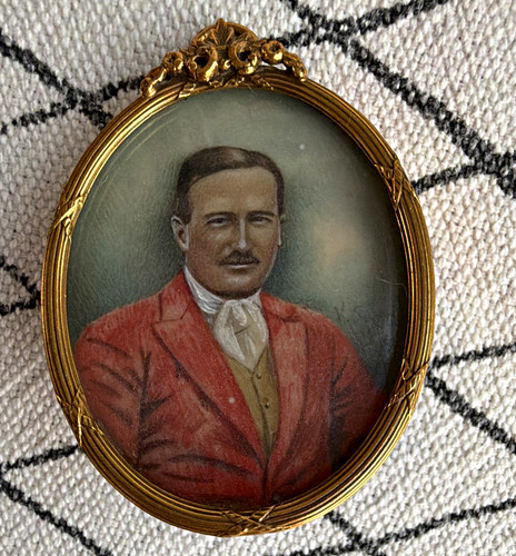 Miniature portrait a - portrait, of