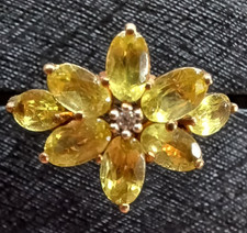 Canary Apatite and Diamond