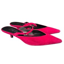 ZARA Fuchsia Pink Suede Kitten