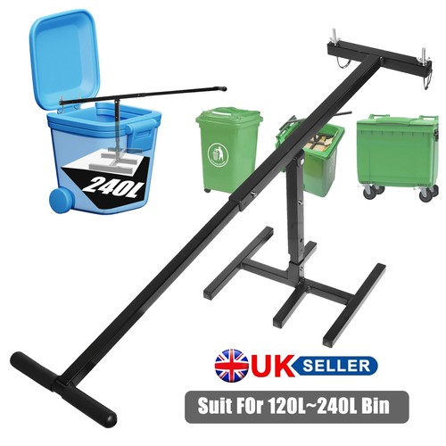 Steel manual wheelie - steel, bin