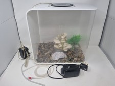 Bio Orb Large 40L Rectangle White Fish Tank Aquarium - Complete Set Up