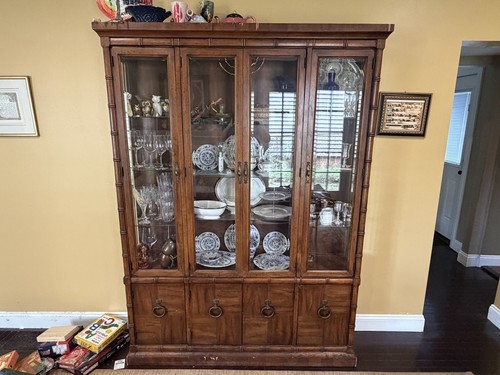 Antique breakfront china - antique,