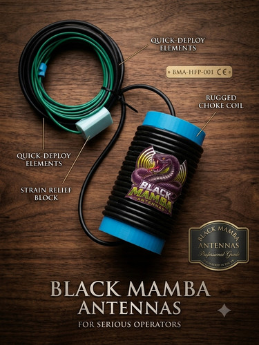 Black mamba antennas - black,