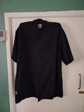 Qty 4 Tibard chefs black jackets size medium good condition 