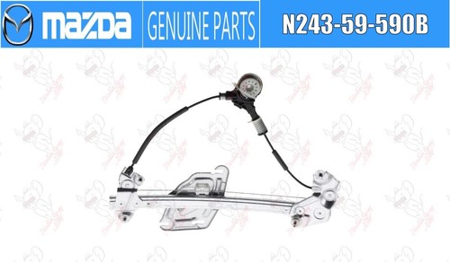Mazda oem front left window - front,