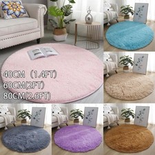 Carpet Rug Mat Plush Round