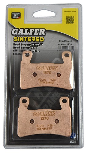 Galfer brake pads front - front, for