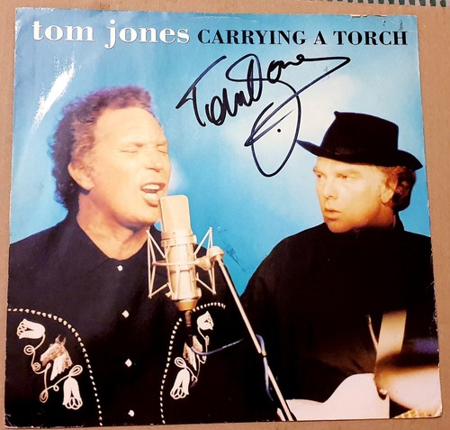 Tom jones signed - signed, record