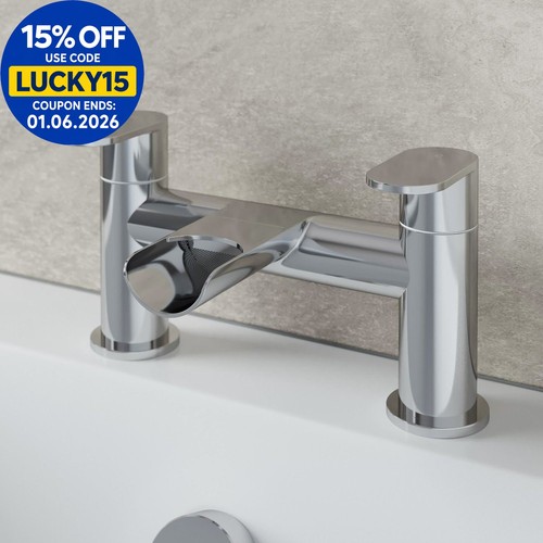 Bathroom waterfall bath - waterfall,
