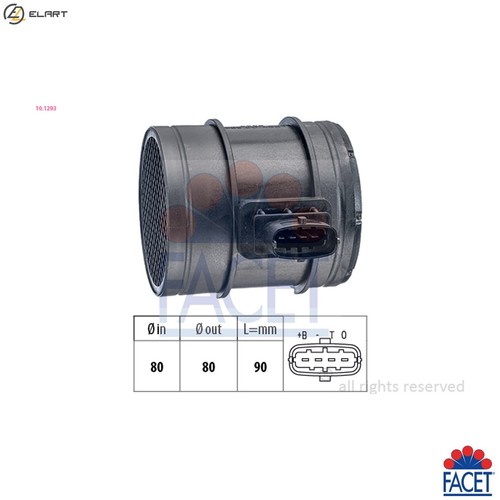 Mass air flow sensor 1293 - mass,