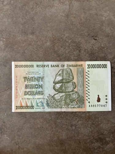 Zimbabwe 2008 billion - 20,
