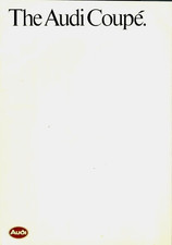 Audi Coupe 1986-1987 UK Market Sales Brochure 1.8i, 2.2i GT & Quattro