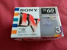 3 Sony DVM60 Mini DV Cassette Tapes Color Collection Camcorder NEW SEALED UK