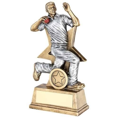 Cricket bowlers trophy - trophy,