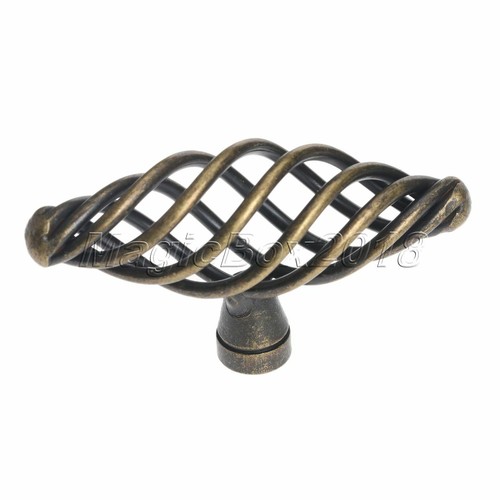 Vintage brass twist - brass, cage