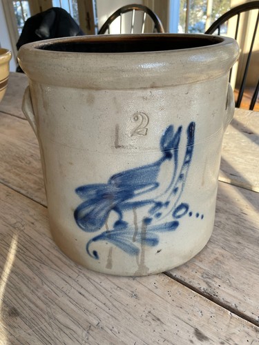 Antique crock bird gallon - 2,