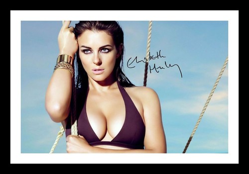 Elizabeth hurley autograph - elizabeth,
