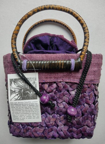 Brand new purple palm leaf - brand,