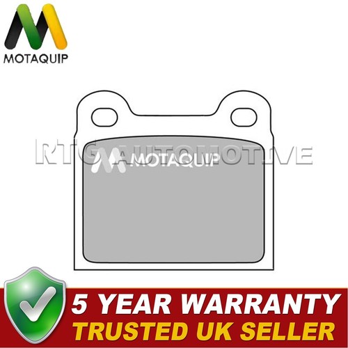 Motaquip front rear brake pads - motaquip,