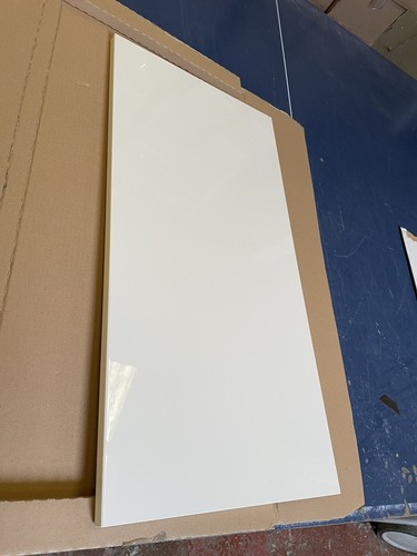 Cream gloss end panels - cream,
