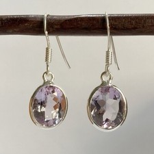 Sterling Silver Simple Oval