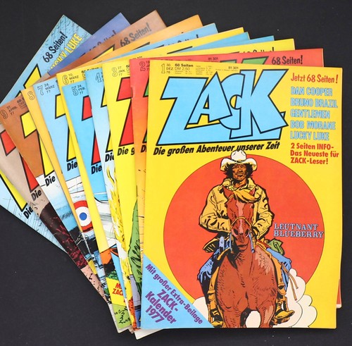 Zack comic magazine - year, 1977