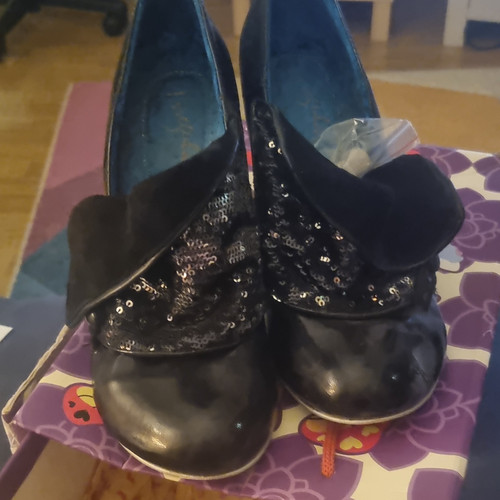 Irregular choice black sequin - choice,