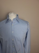 Brooks Brothers Shirt Blue Oxford 16" - 2/3  Milano Fit  Non Iron Button Cuff