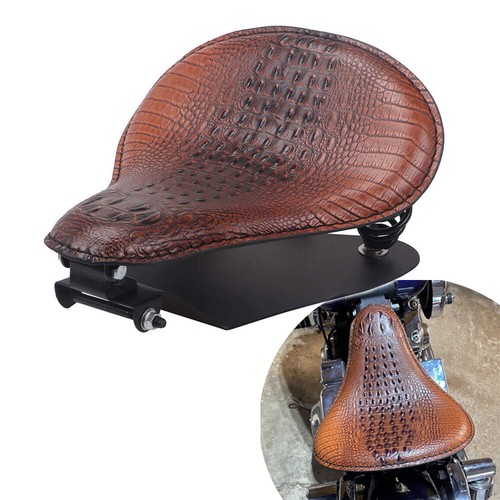 Brown motorcycle solo seat - brown,
