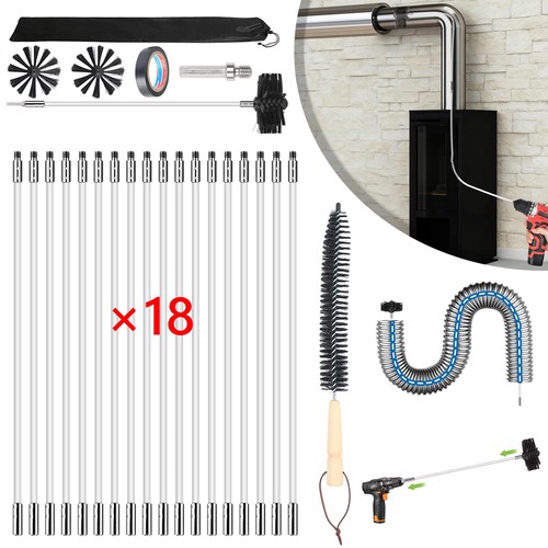Chimney cleaning brush - chimney, kit