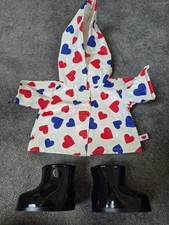 Build-A-Bear Wellington Boots And Raincoat Set
