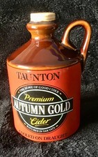 Taunton Cider Autumn Gold Advertising Flagon Pump Ceramic