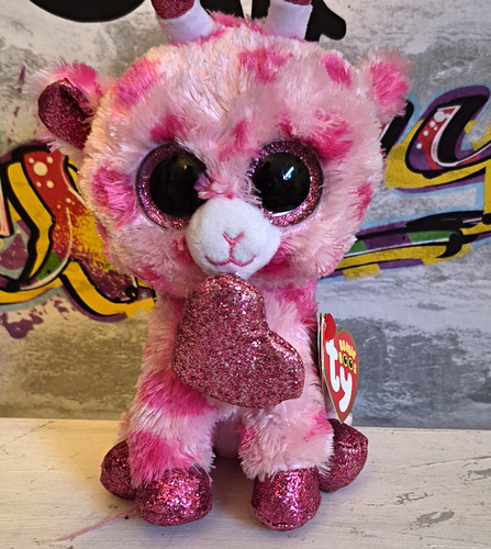 Beanie boos pink white - ,