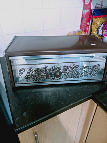 Vintage metal bread - metal,