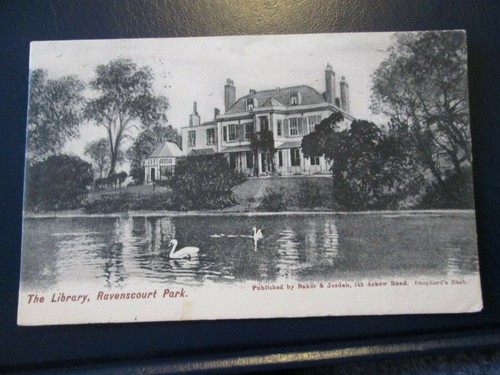 Postcard the library - postcard, of