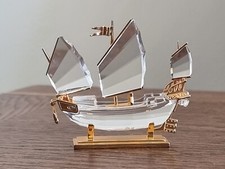 Swarovski chinese junk ship - chinese,