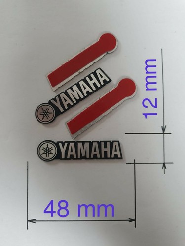 Pcs yamaha aluminium badge - 4,